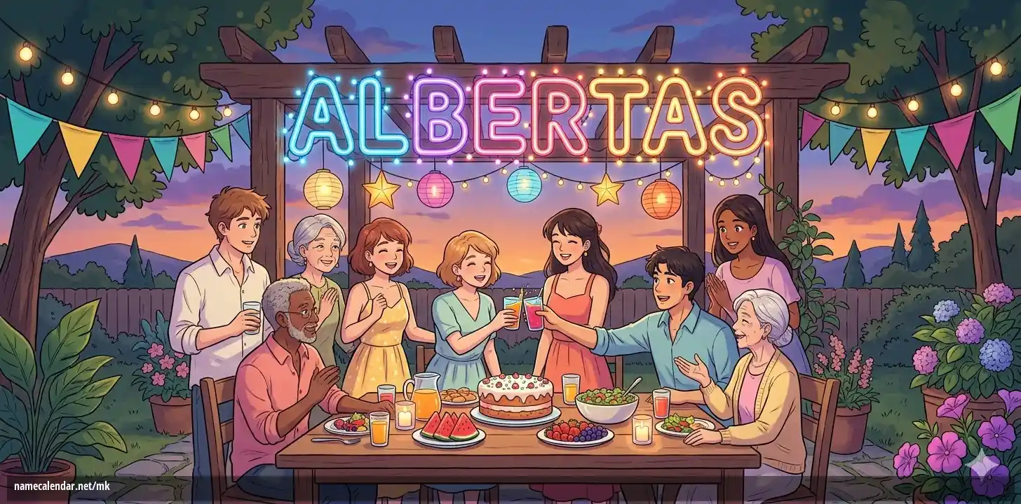 Прослава на именден и име - Albertas