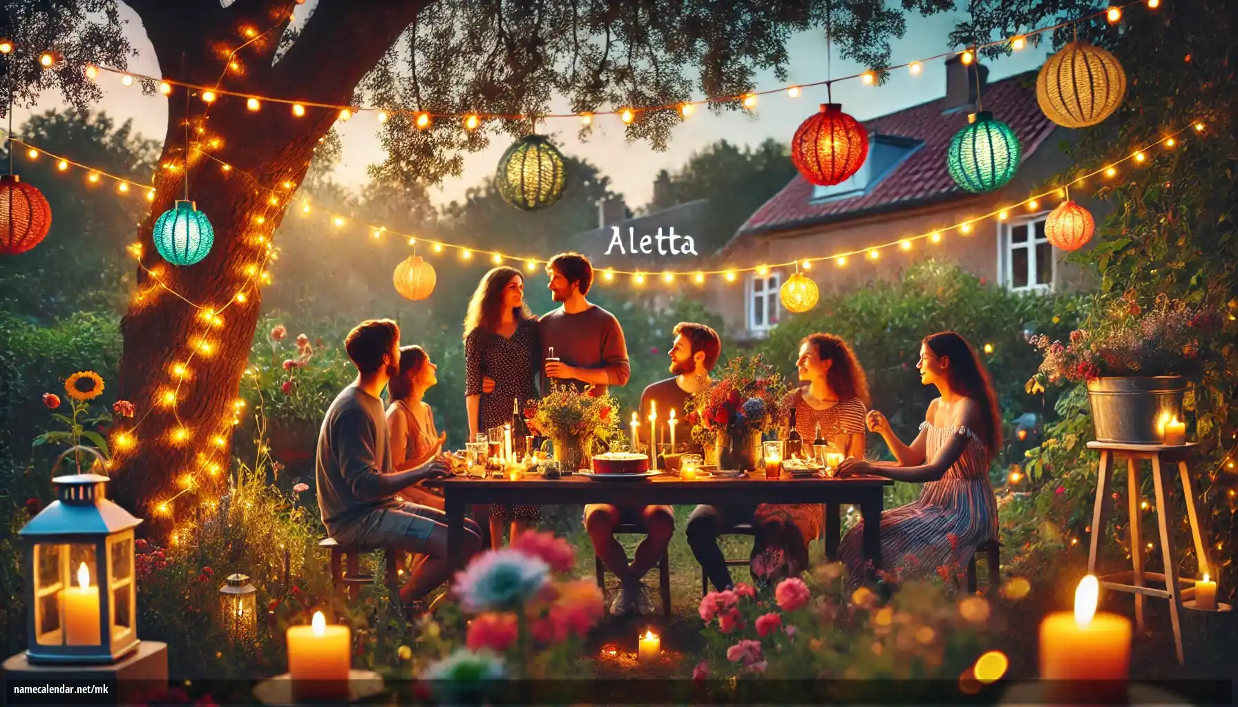 Прослава на именден и име - Aletta