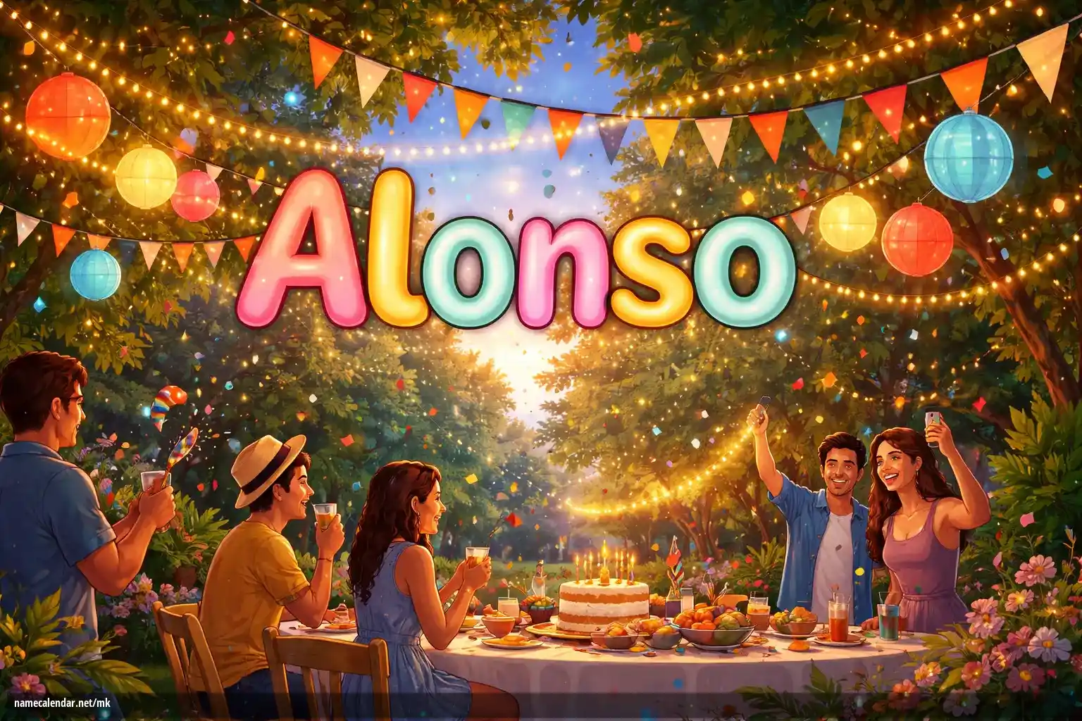 Прослава на именден и име - Alonso