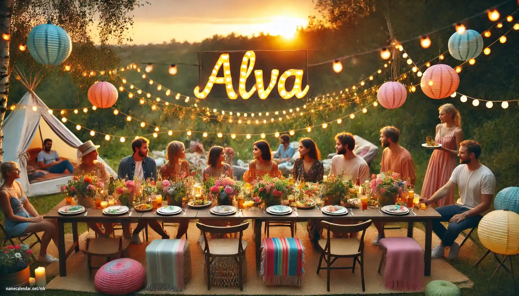 Прослава на именден и име - Alva