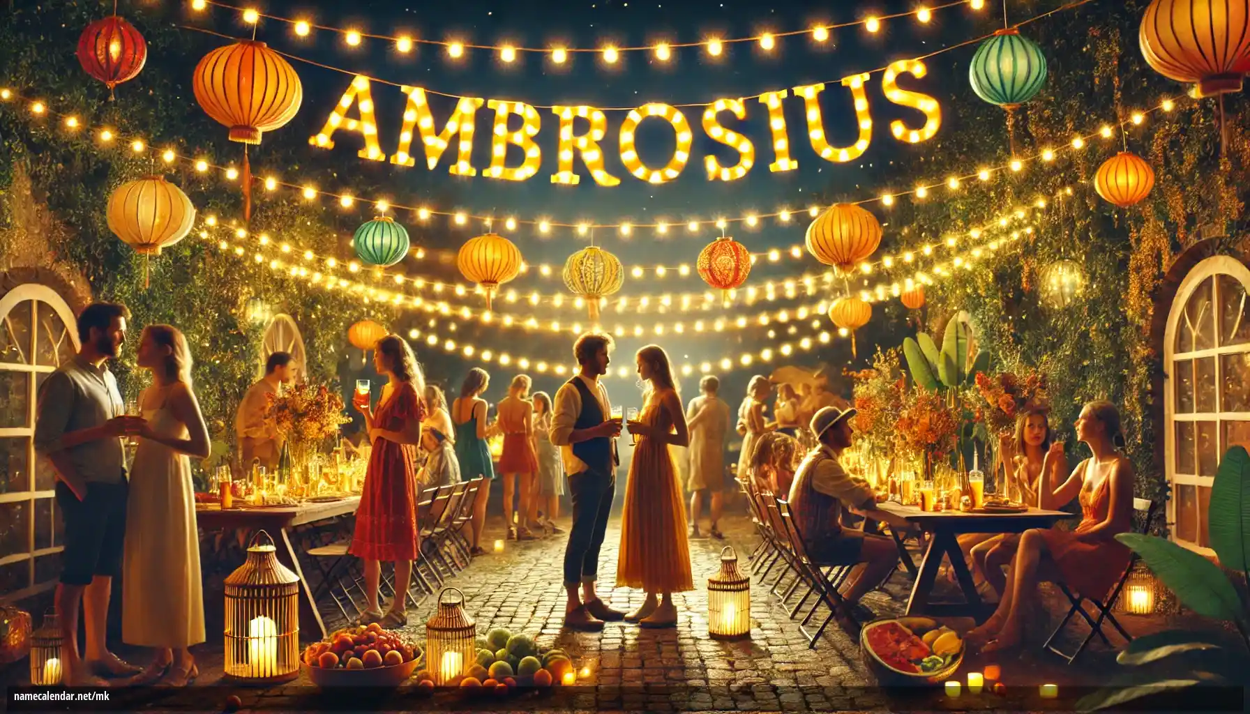 Прослава на именден и име - Ambrosius