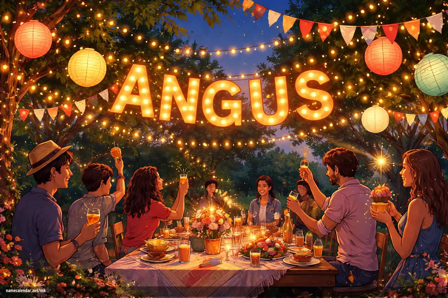 Прослава на именден и име - Angus