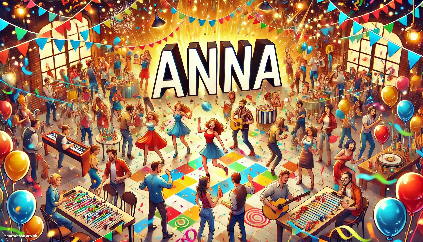 Прослава на именден и име - Anna