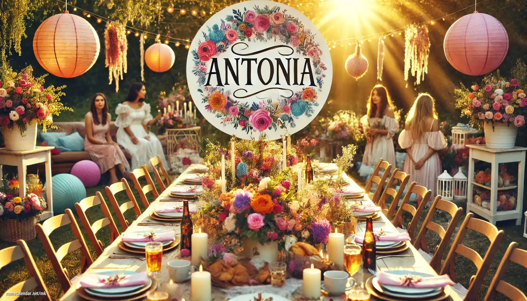 Прослава на именден и име - Antonia