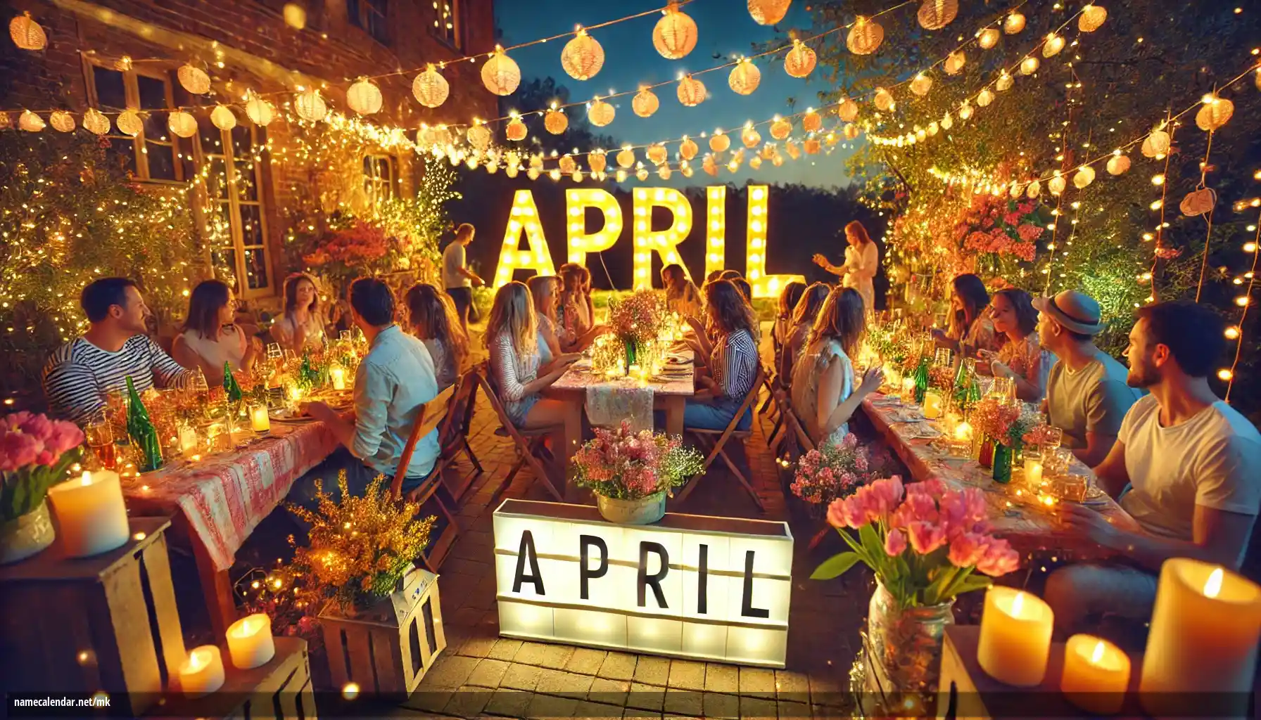 Прослава на именден и име - April