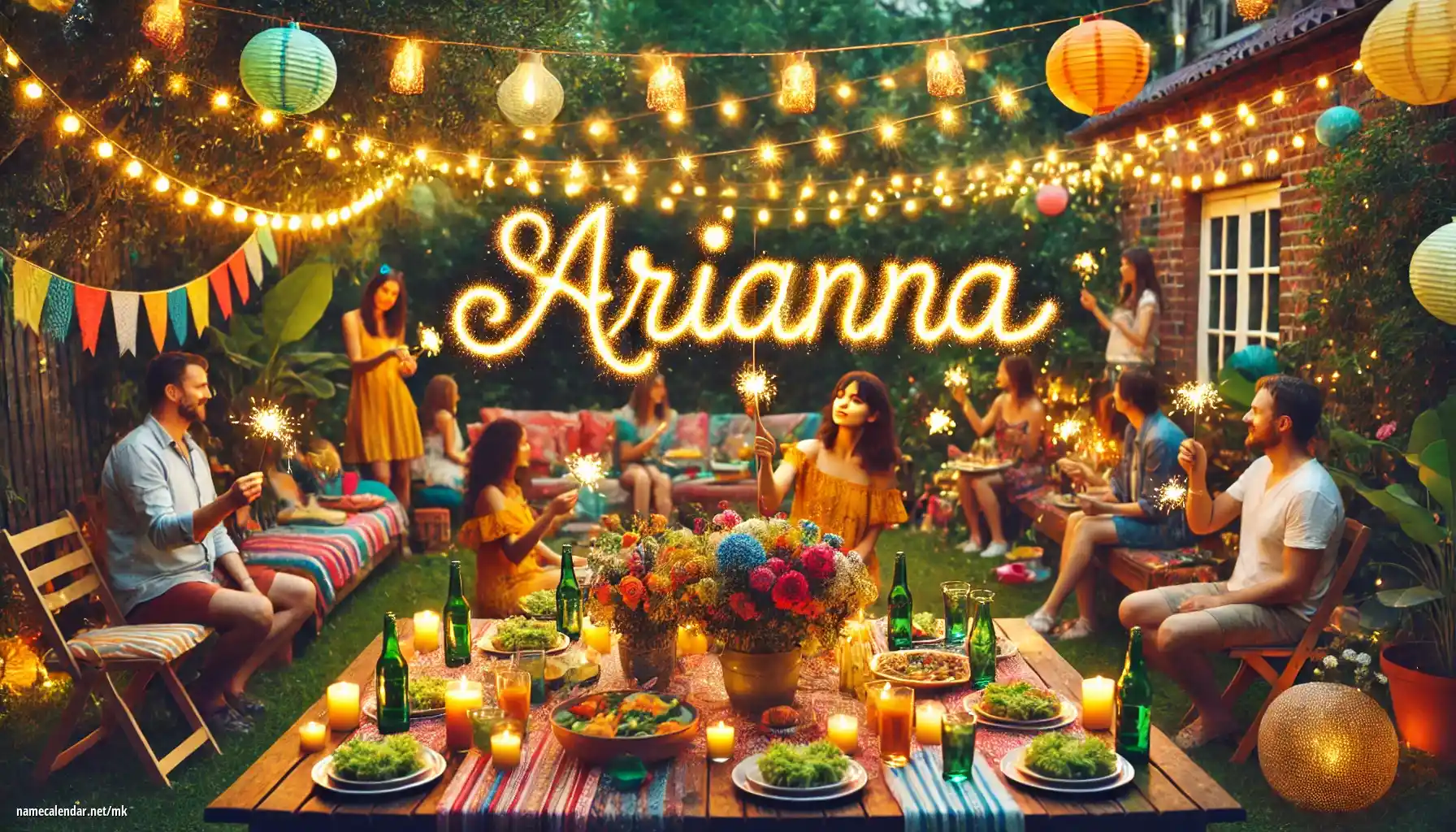Прослава на именден и име - Arianna