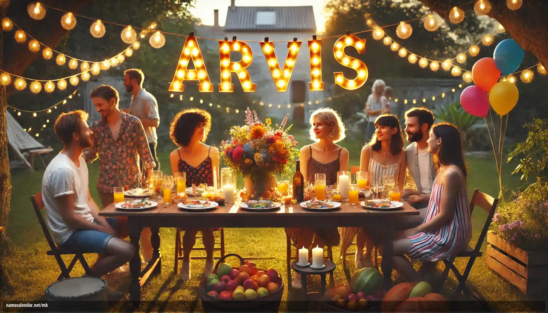 Прослава на именден и име - Arvis