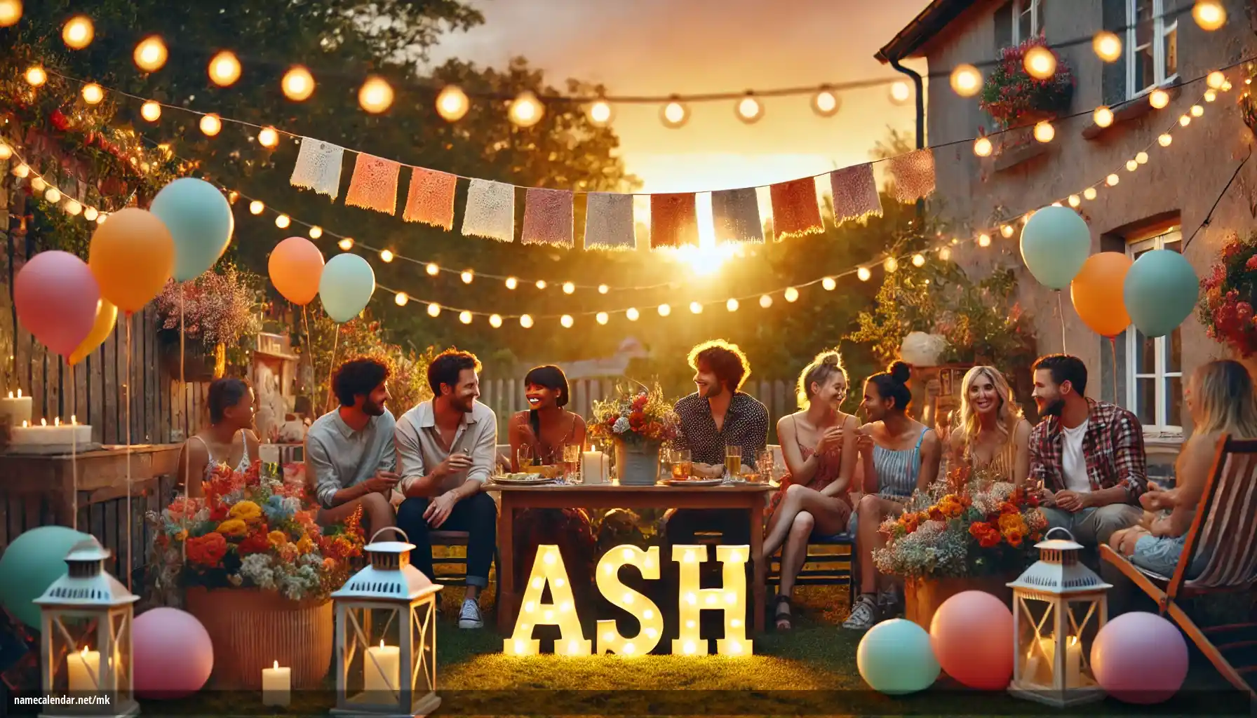 Прослава на именден и име - Ash