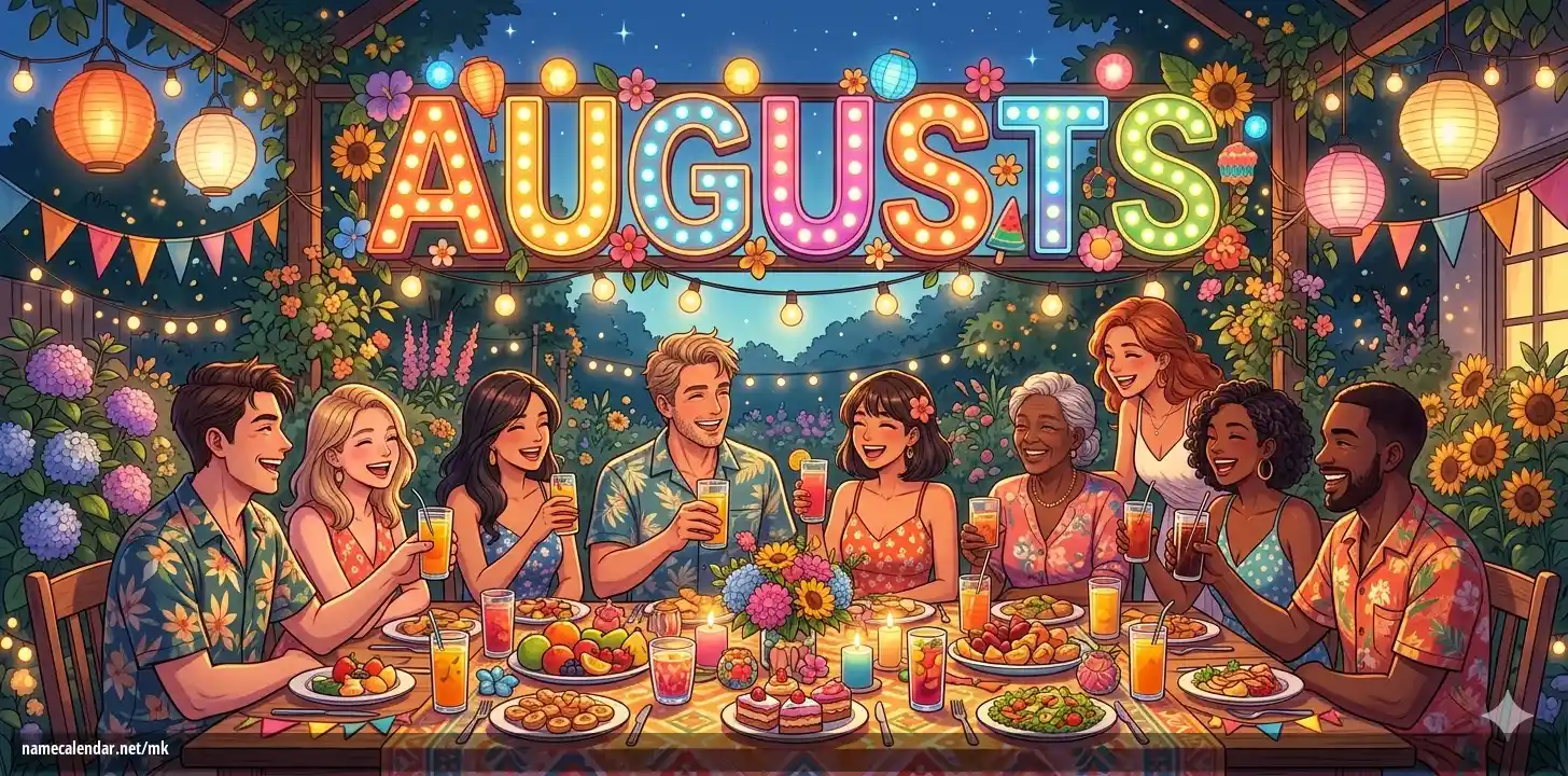 Прослава на именден и име - Augusts