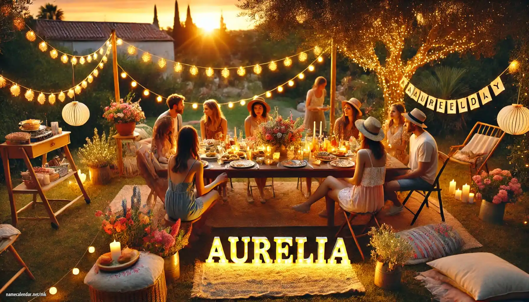 Прослава на именден и име - Aurélia