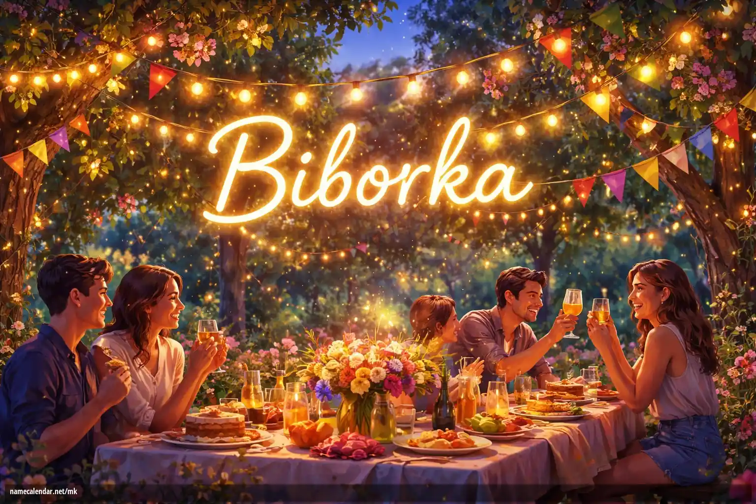 Прослава на именден и име - Bíborka