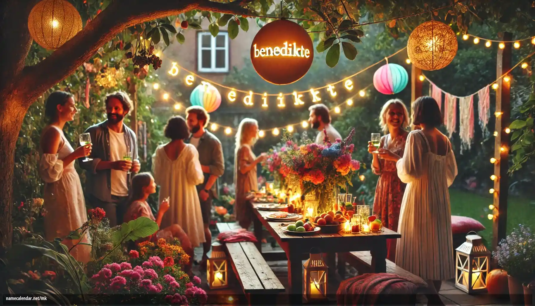 Прослава на именден и име - Benedikte