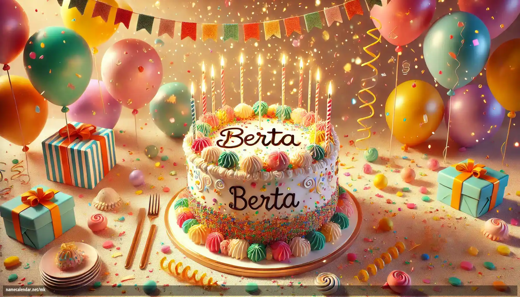 Прослава на именден и име - Berta