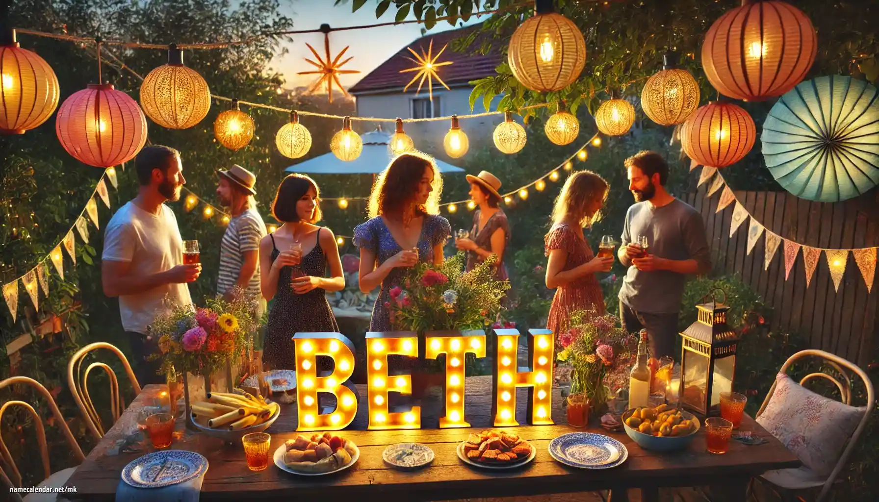 Прослава на именден и име - Beth