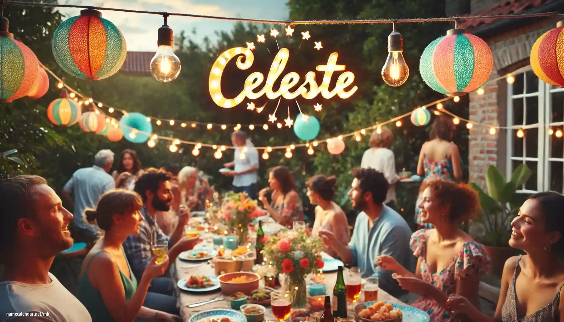 Прослава на именден и име - Céleste