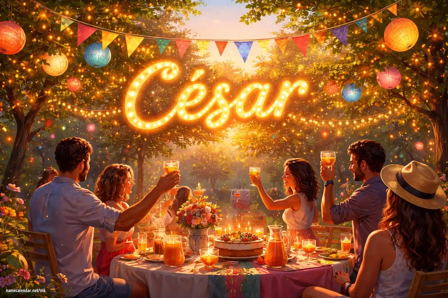 Прослава на именден и име - César