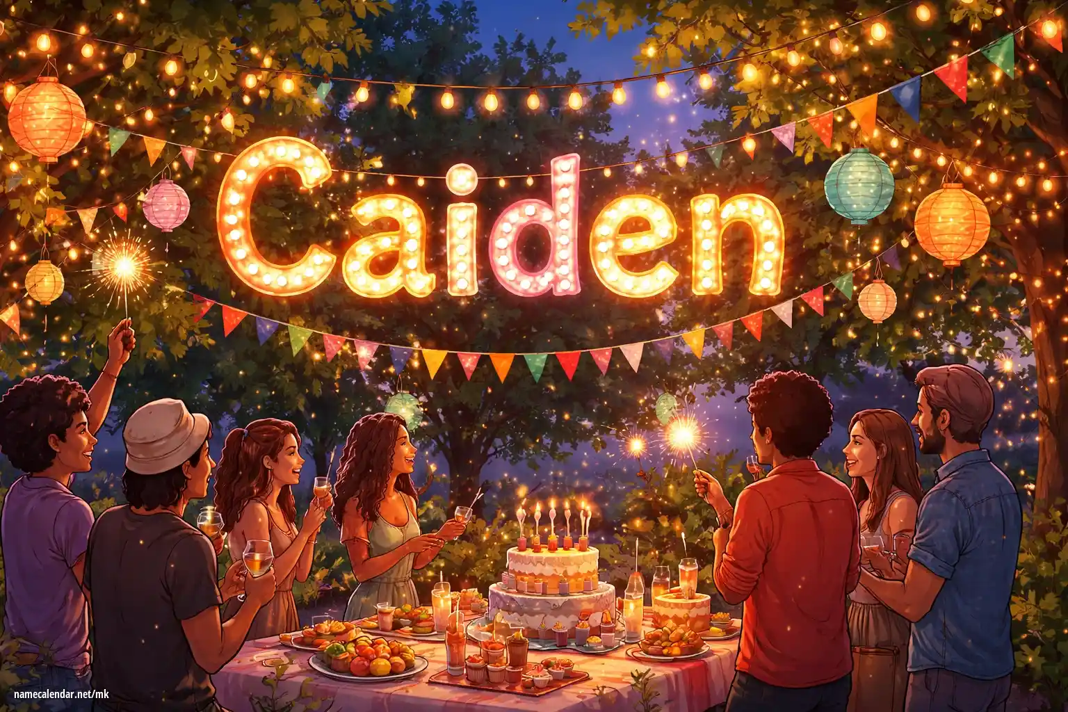 Прослава на именден и име - Caiden