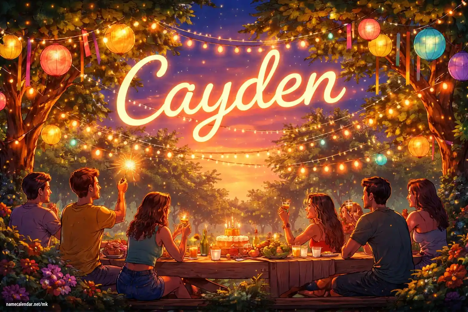 Прослава на именден и име - Cayden