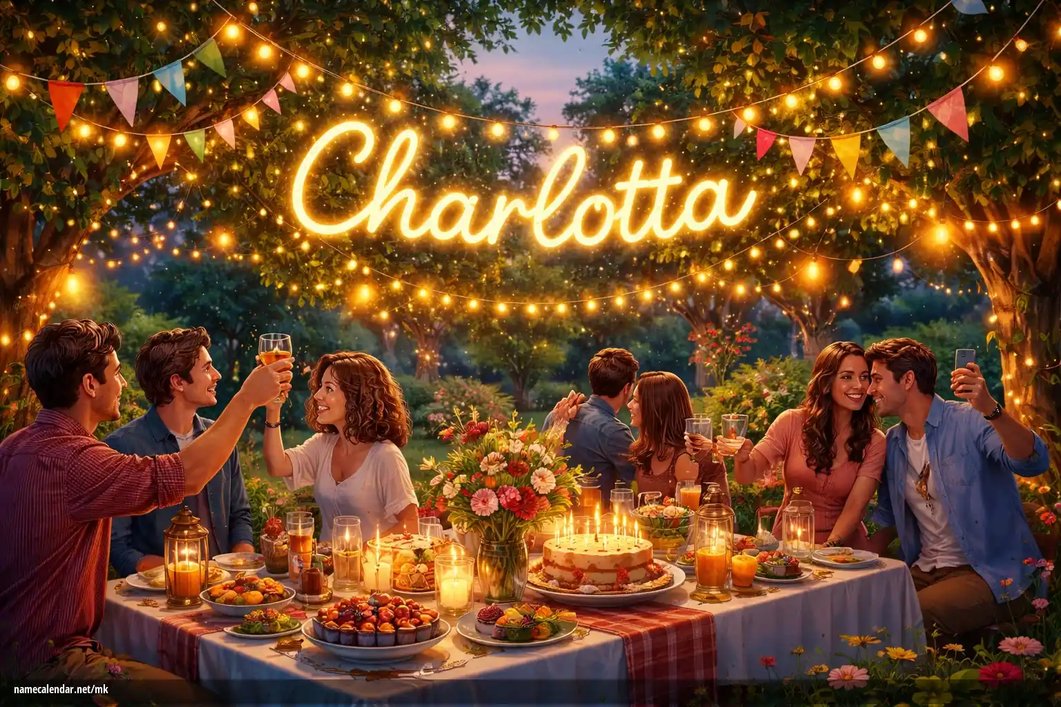 Прослава на именден и име - Charlotta