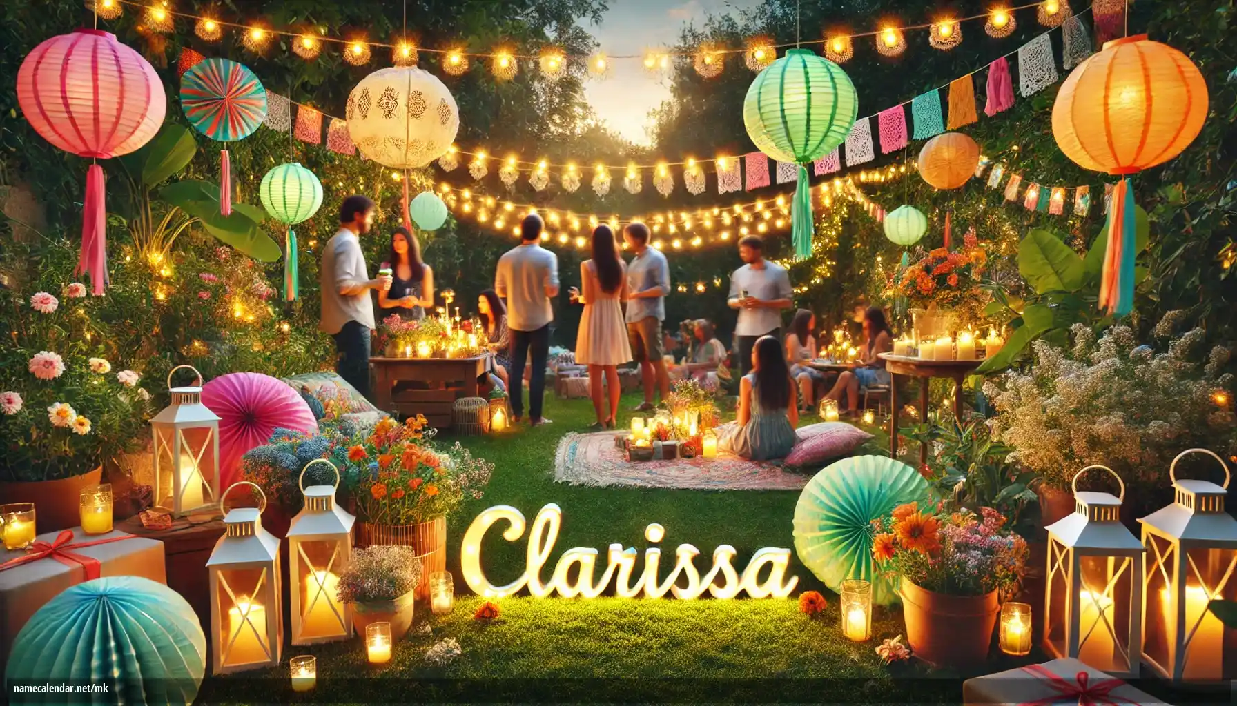 Прослава на именден и име - Clarissa