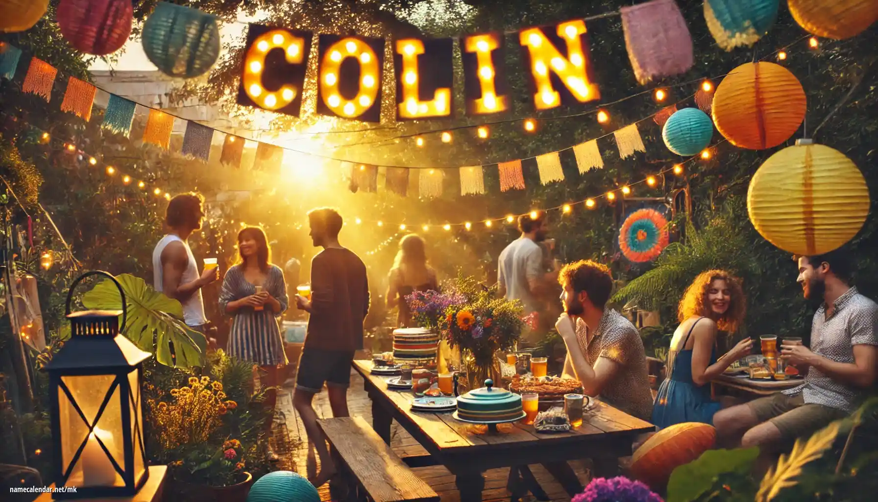 Прослава на именден и име - Colin