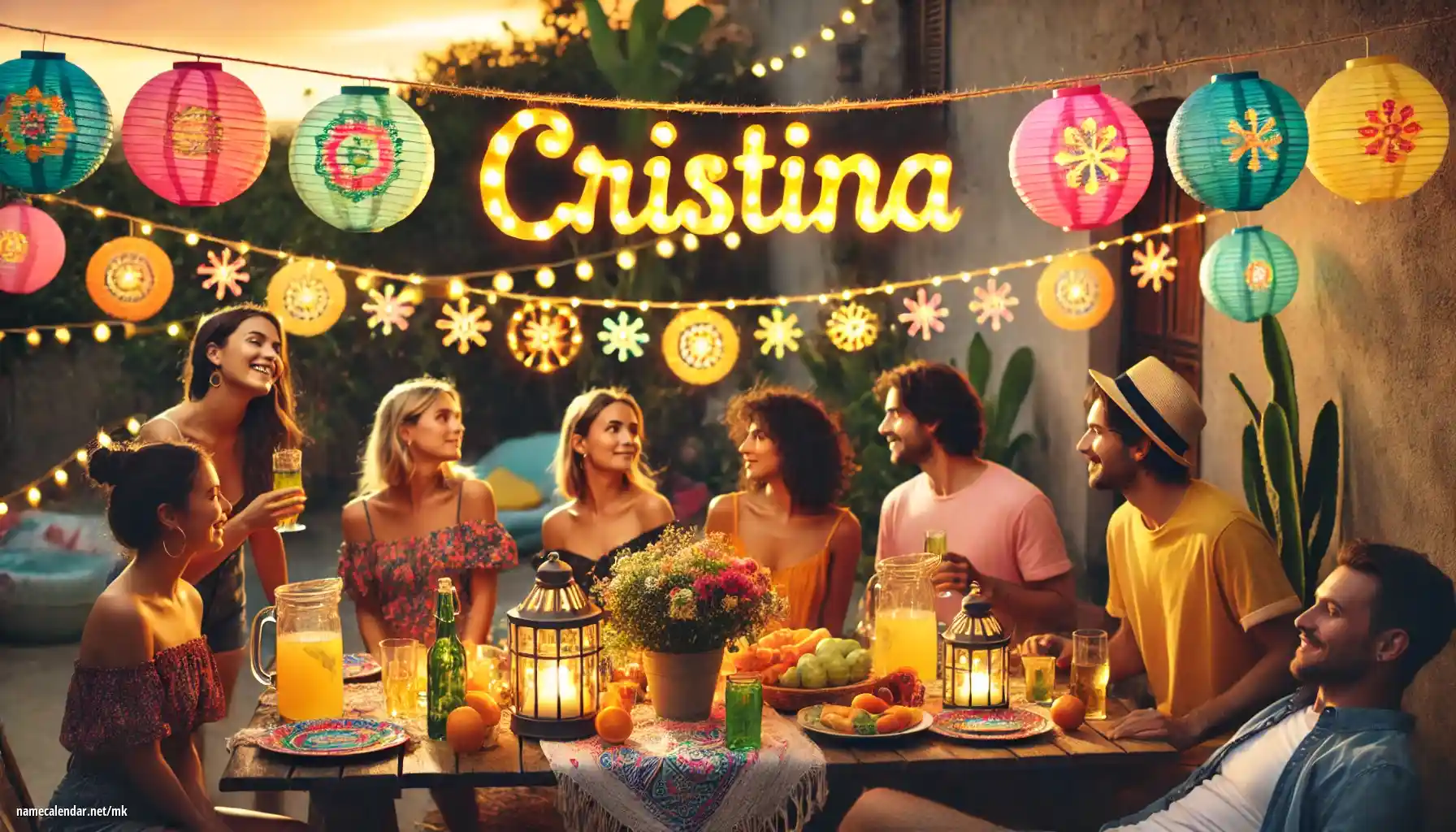 Прослава на именден и име - Cristina