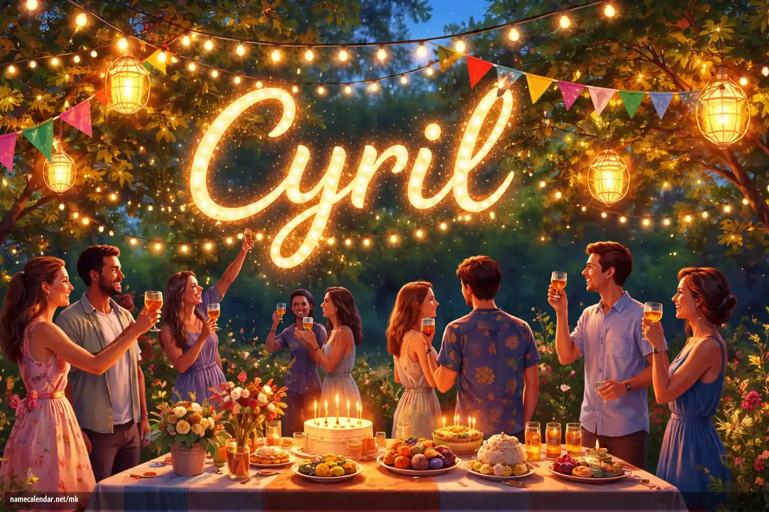 Прослава на именден и име - Cyril