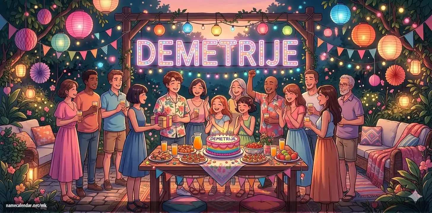 Прослава на именден и име - Demetrije