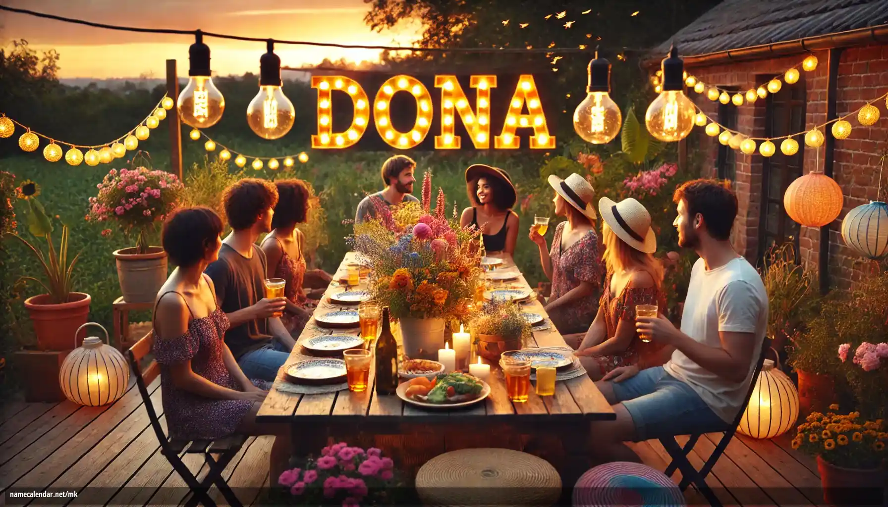 Прослава на именден и име - Dona