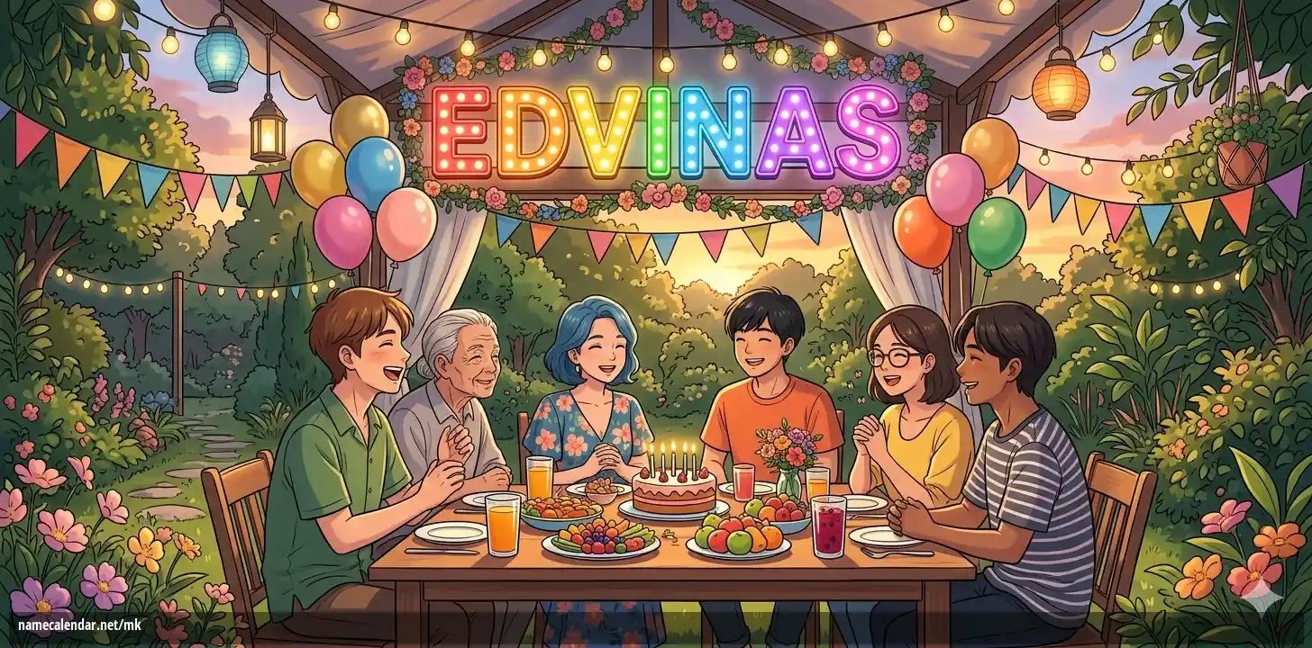 Прослава на именден и име - Edvinas