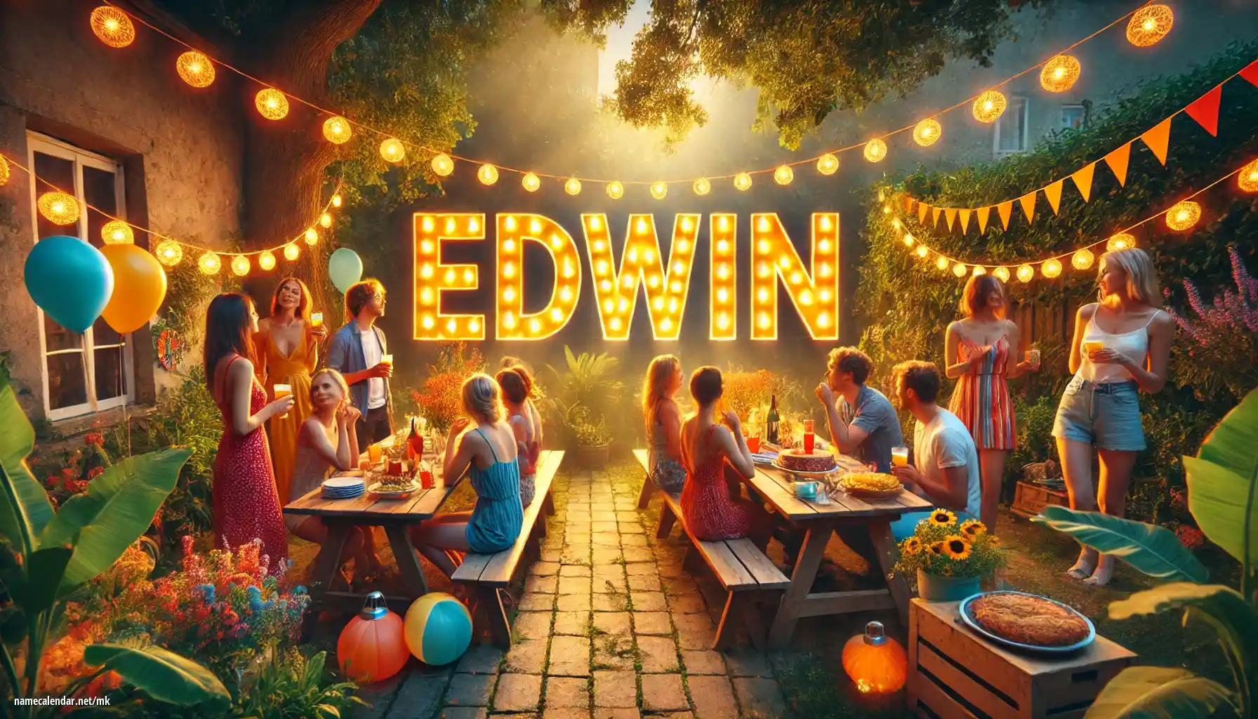 Прослава на именден и име - Edwin