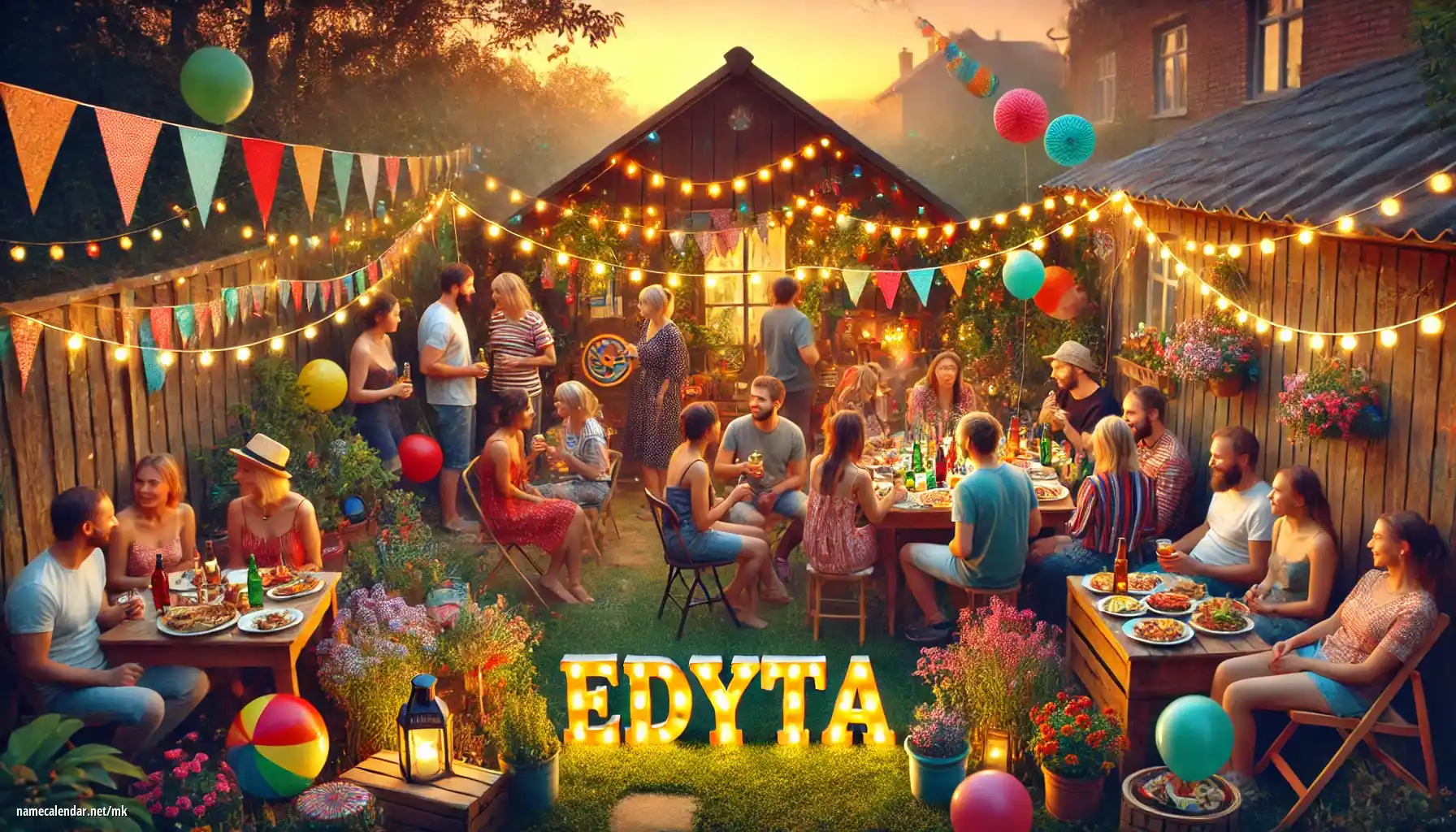 Прослава на именден и име - Edyta