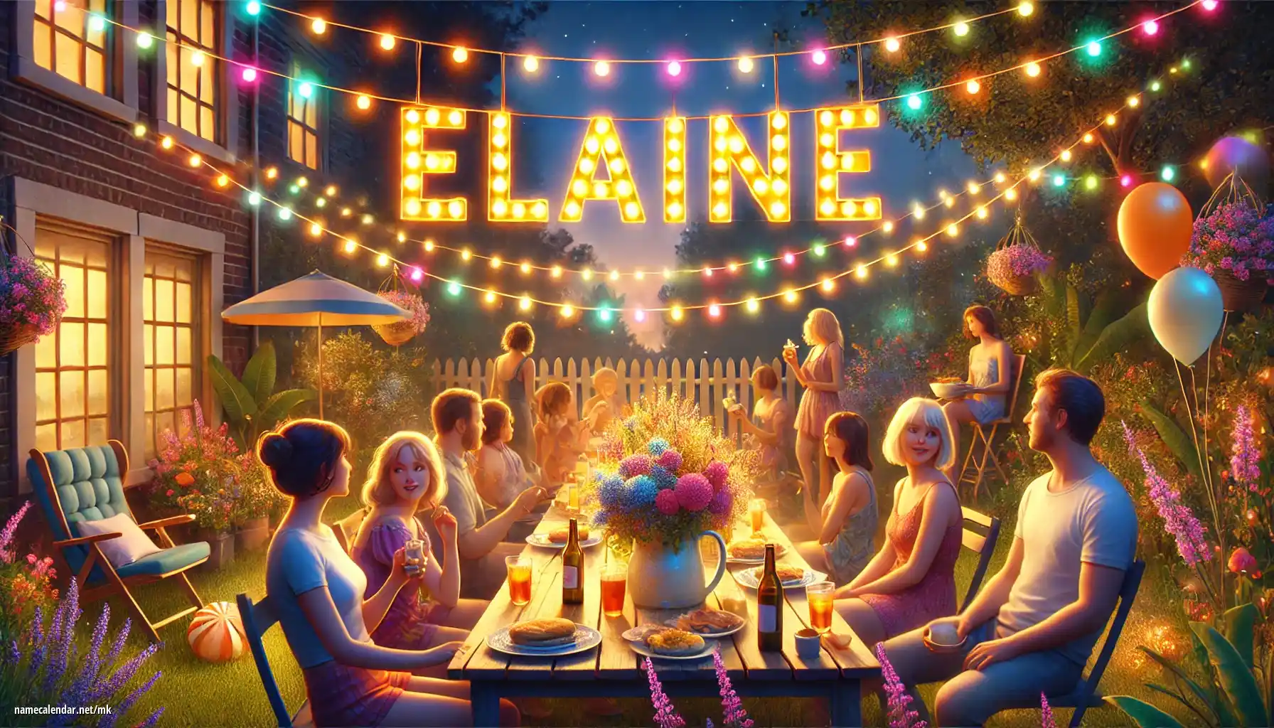 Прослава на именден и име - Elaine