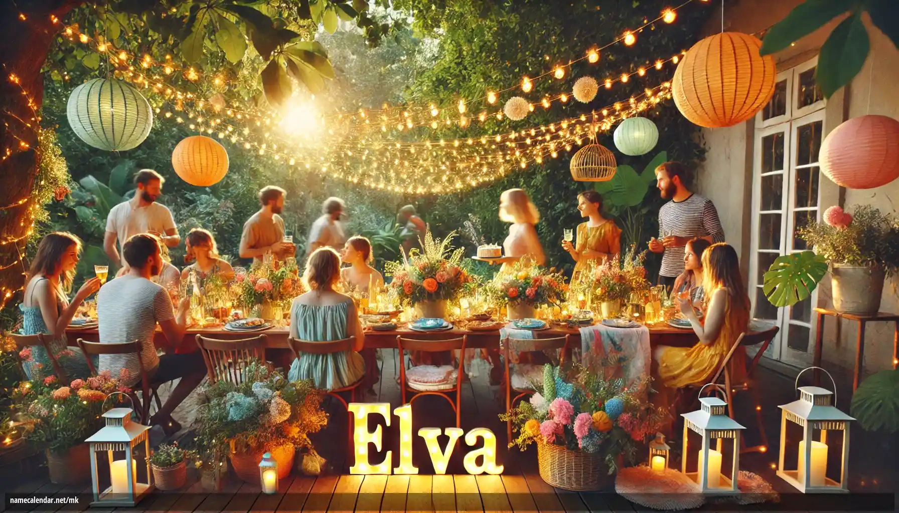 Прослава на именден и име - Elva