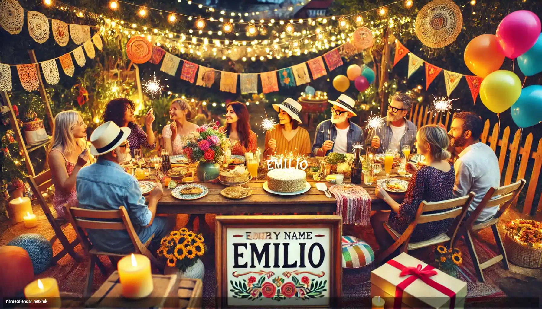 Прослава на именден и име - Emilio