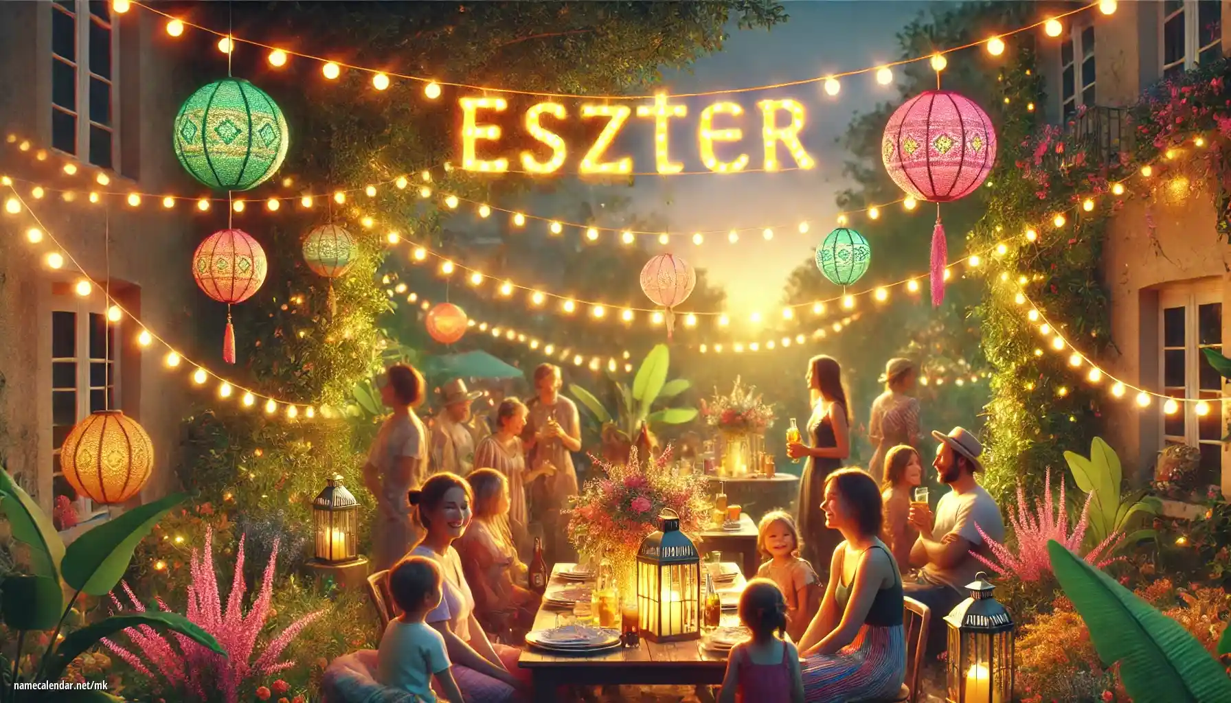 Прослава на именден и име - Eszter