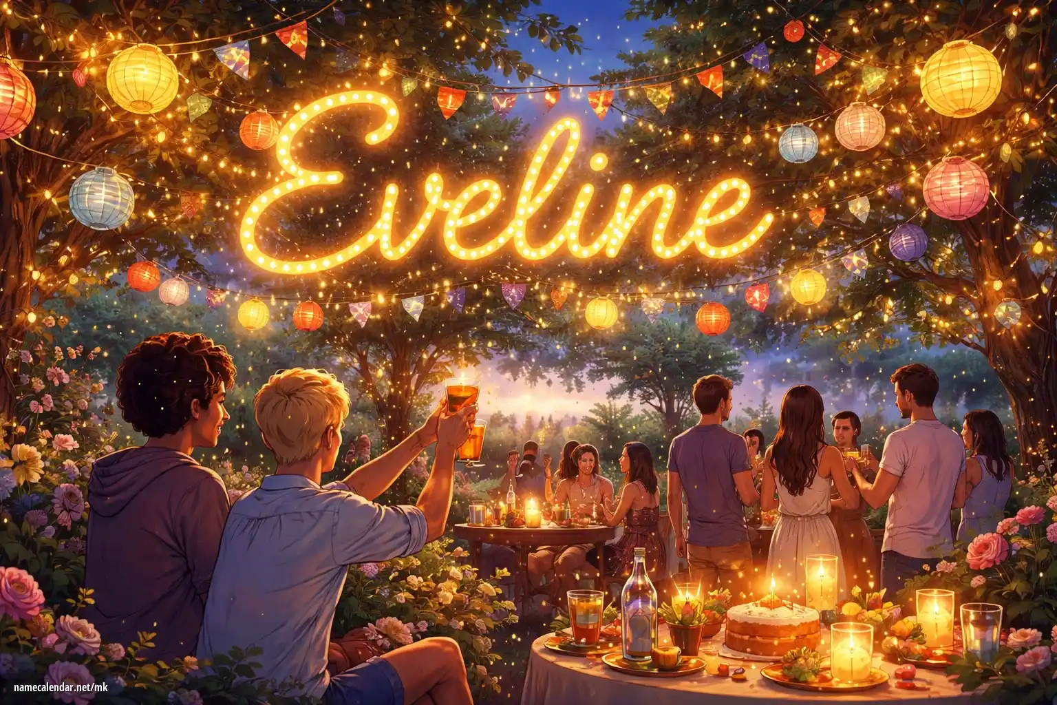 Прослава на именден и име - Eveline