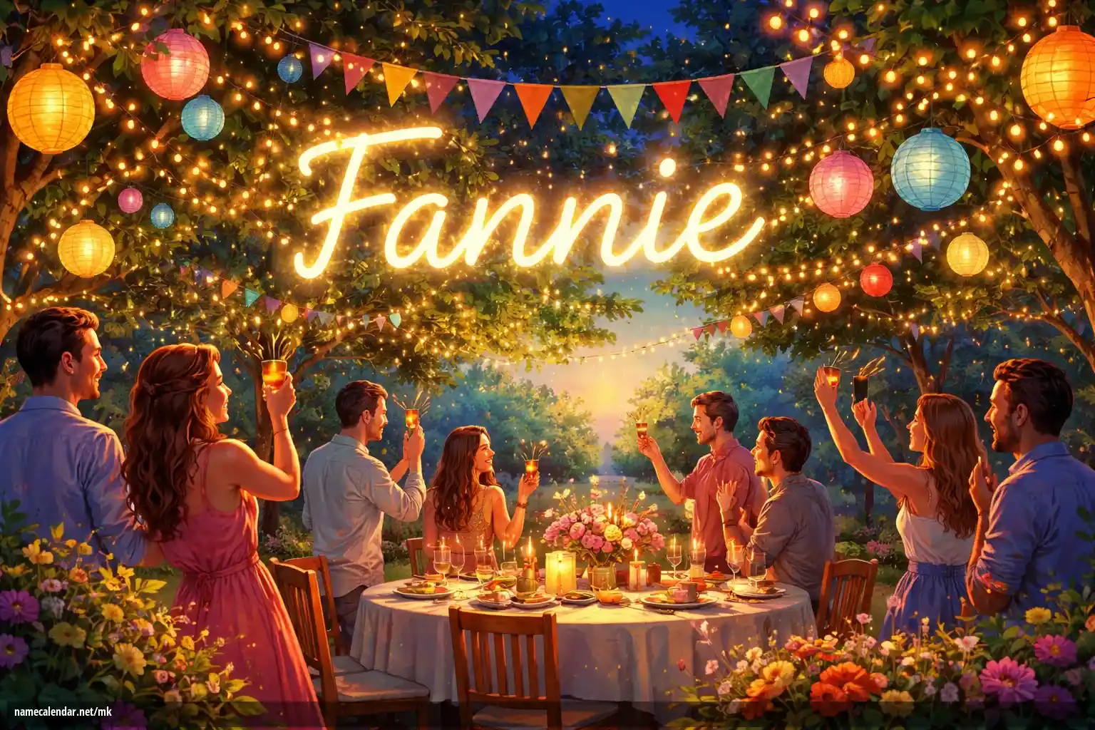 Прослава на именден и име - Fannie