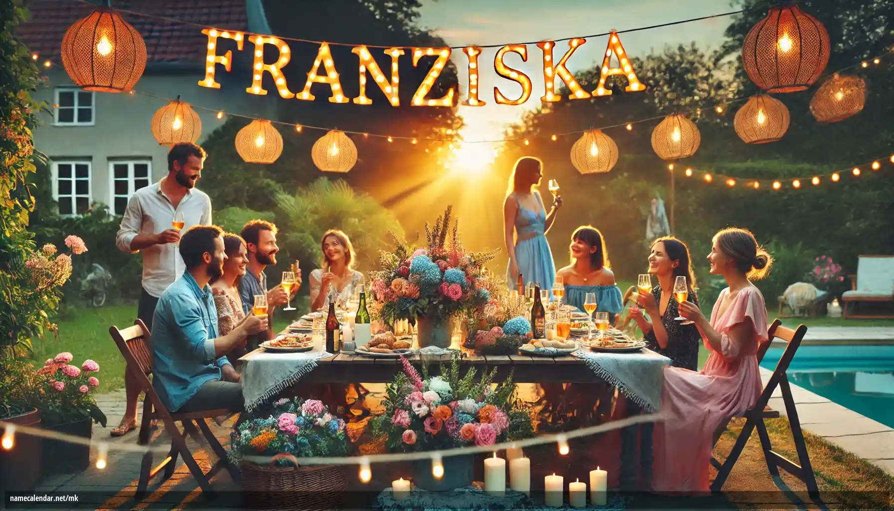 Прослава на именден и име - Franziska