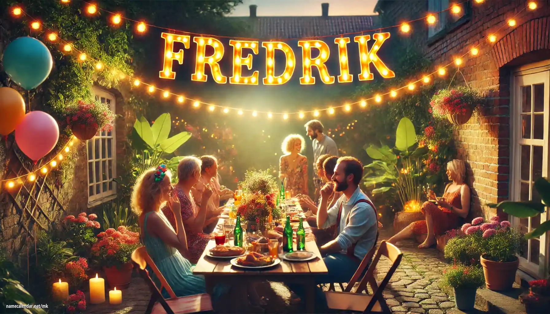 Прослава на именден и име - Fredrik