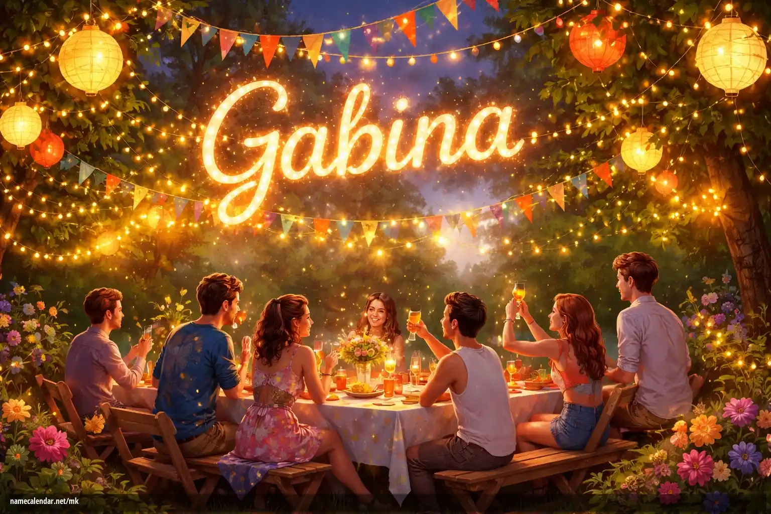 Прослава на именден и име - Gabina