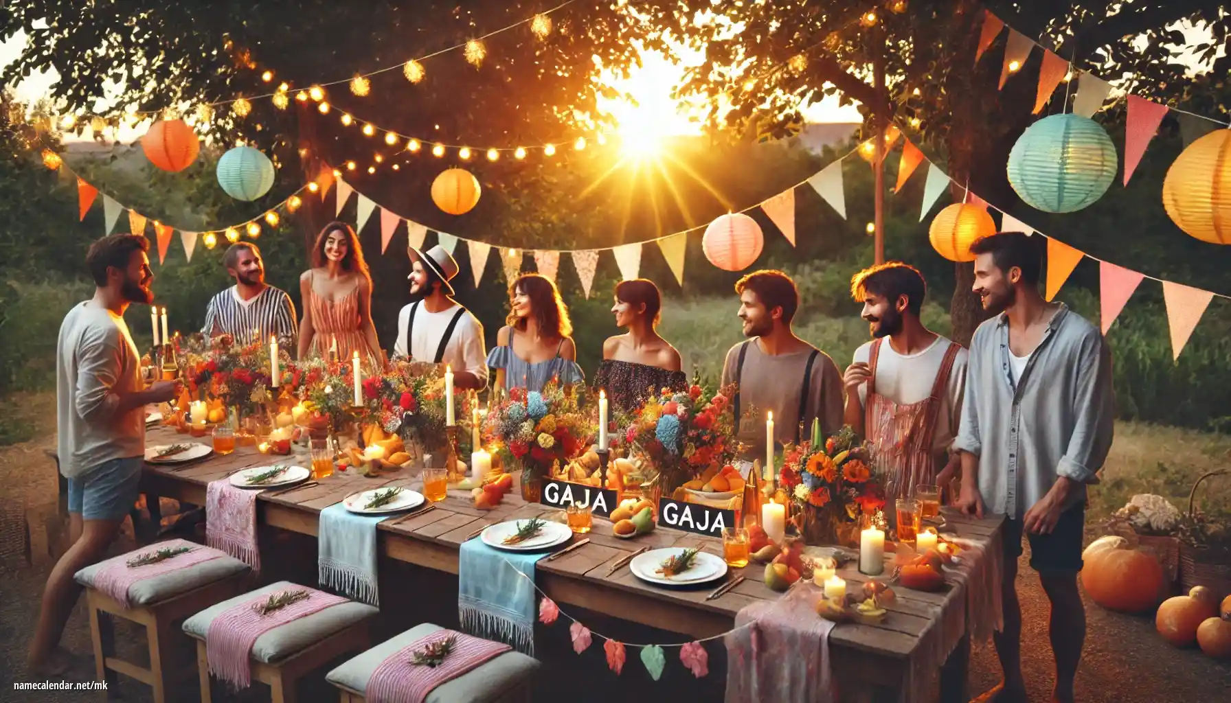 Прослава на именден и име - Gaja