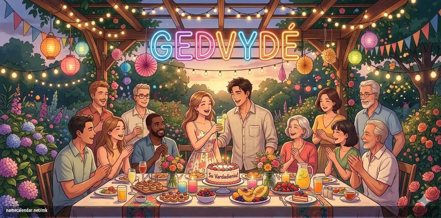 Прослава на именден и име - Gedvyde