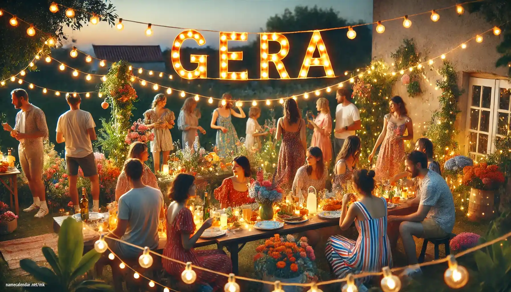 Прослава на именден и име - Gera