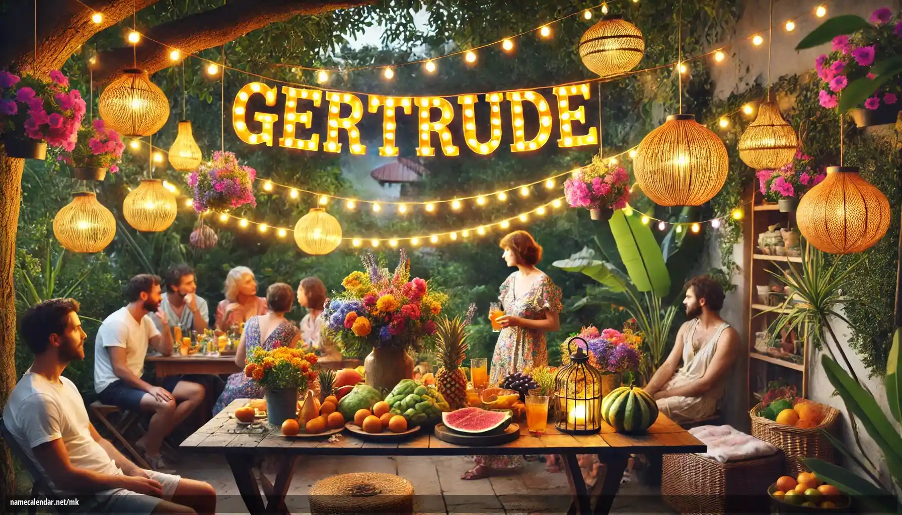 Прослава на именден и име - Gertrude