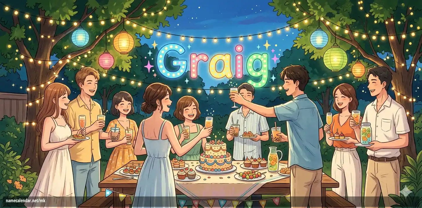 Прослава на именден и име - Graig
