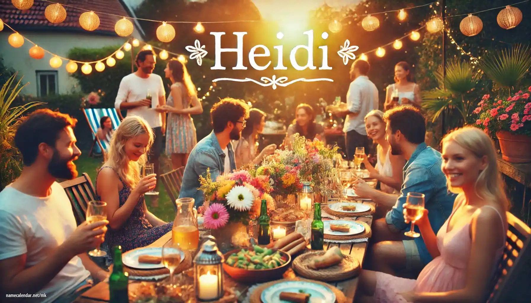 Прослава на именден и име - Heidi