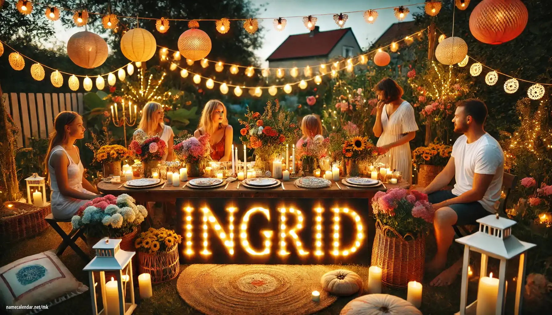 Прослава на именден и име - Ingrid