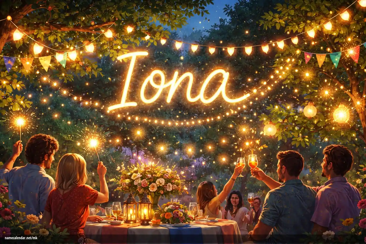 Прослава на именден и име - Iona