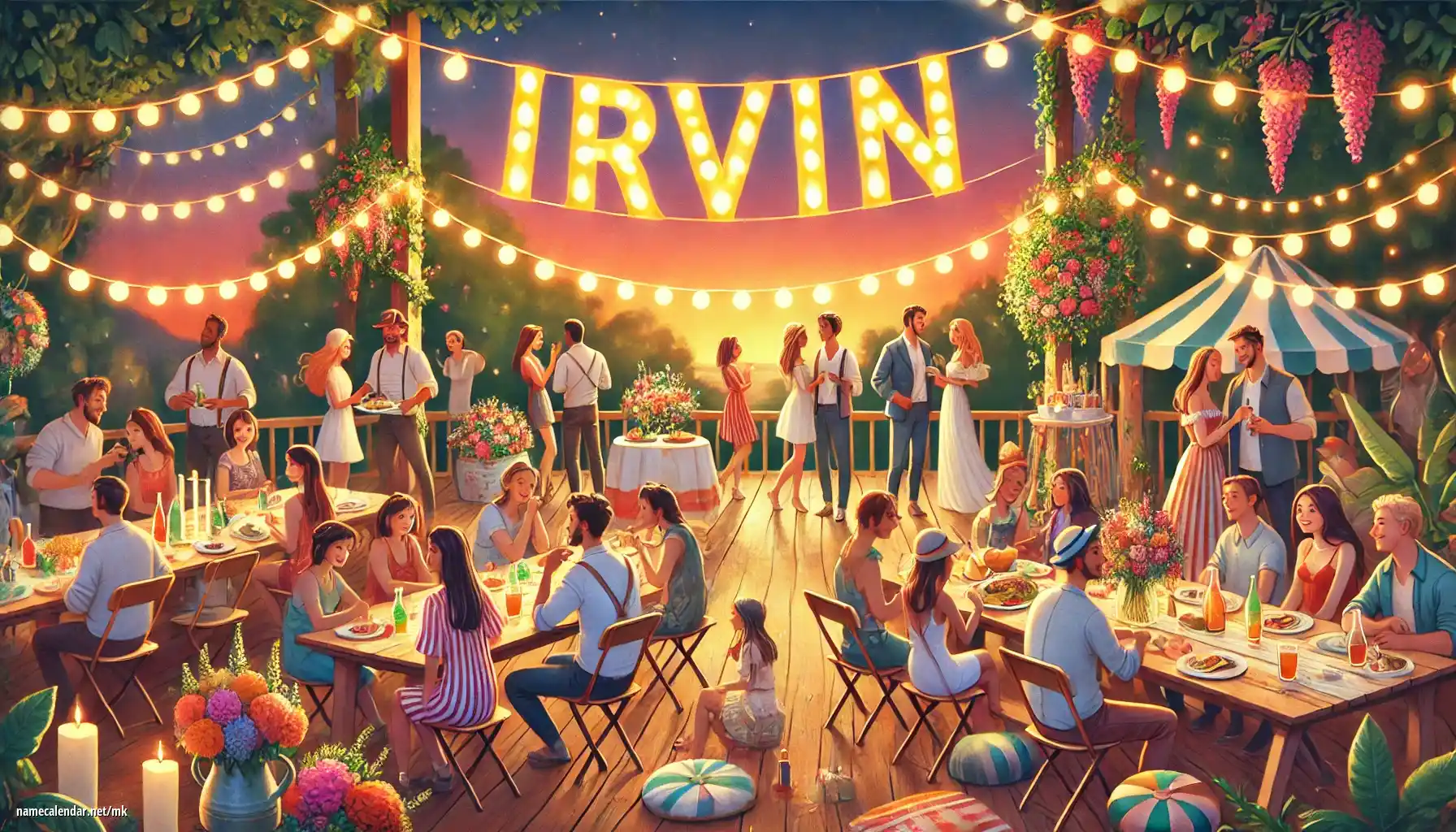 Прослава на именден и име - Irvin